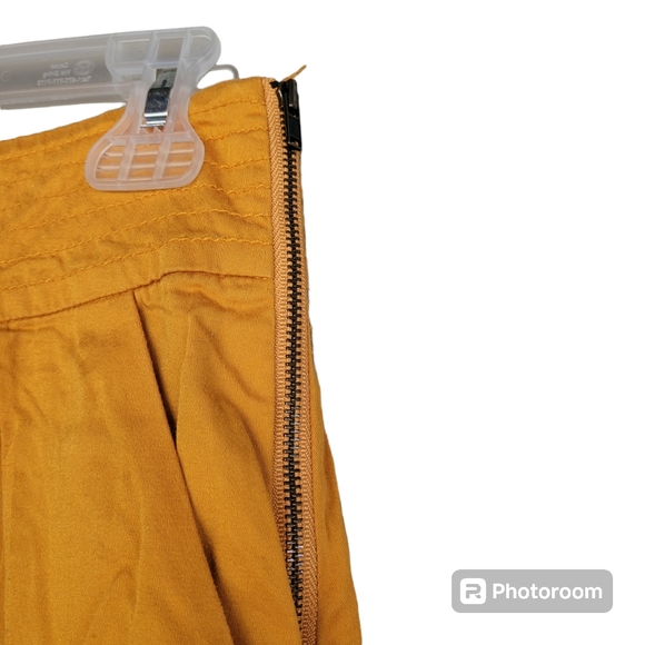 Anthropologie Odille Great Escape Skirt Goldenrod Size 0 - Picture 2 of 6